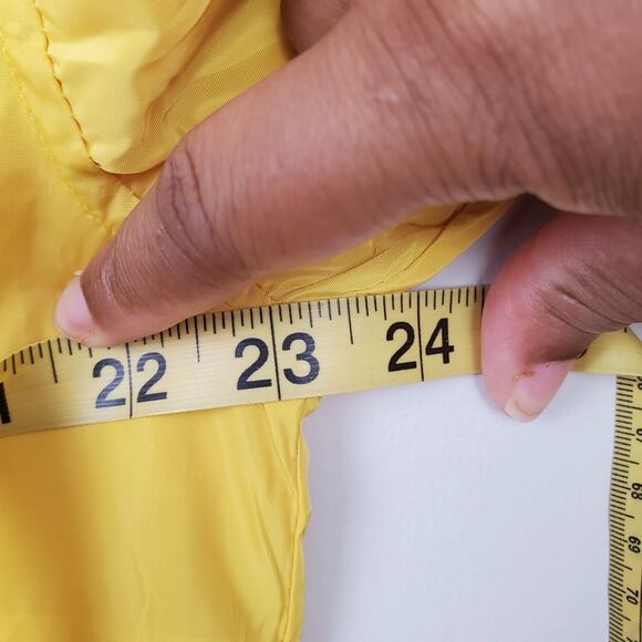 BORN AGAIN | Yellow  | Graphic Hooded WindBreaker Pullover Jacket | Medium - Picture 5 of 6